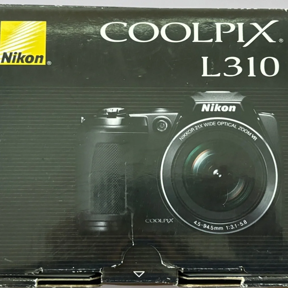 Nikon COOLPIX Black Camera with 21x Zoom. Brand new, never used.